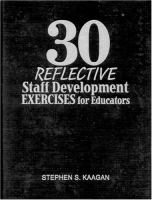 30 reflective staff development exercises for educators /