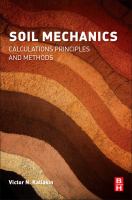 Soil mechanics : calculations, principles, and methods /