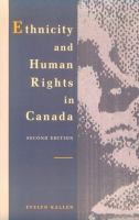 Ethnicity and human rights in Canada /