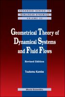 Geometrical theory of dynamical systems and fluid flows /