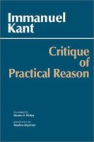 Critique of practical reason /