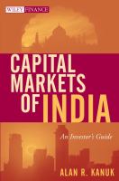 Capital markets of India : an investor's guide /