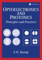 Optoelectronics and photonics : principles and practices /