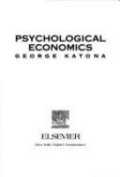 Psychological economics.