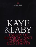 Tables of physical and chemical constants /