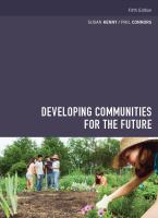 Developing communities for the future /