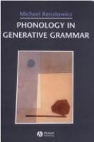 Phonology in generative grammar /