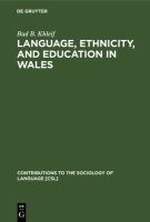 Language, ethnicity, and education in Wales /