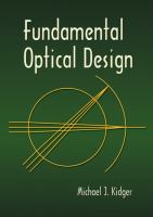 Fundamental optical design /