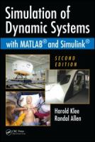 Simulation of dynamic systems with MATLAB and Simulink / Harold Klee, Randal Allen..