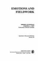 Emotions and fieldwork /