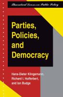 Parties, policies, and democracy /