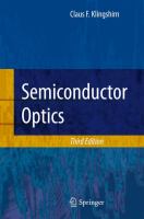 Semiconductor optics /