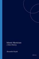 Islamic mysticism : a short history /