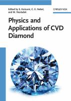 Physics and applications of CVD diamond /