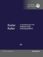 A framework for marketing management /