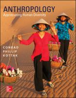 Anthropology : appreciating human diversity /