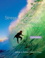Stress Management and Prevention Applications to Daily Life