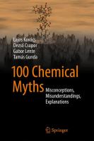 100 Chemical Myths : Misconceptions, Misunderstandings, Explanations /