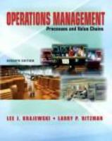 Operations management : processes and value chains /