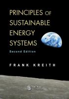 Principles of sustainable energy systems /
