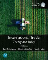 International trade : theory & policy /