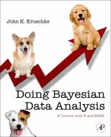Doing Bayesian data analysis a tutorial with R and BUGS /
