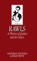 Rawls : A theory of justice and its critics /