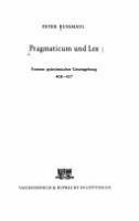 Pragmaticum und lex : Formen spätrömischer Gesetzgebung 408-457 /