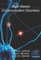 Brain-based communication disorders /