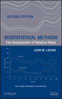 Biostatistical methods : the assessment of relative risks /