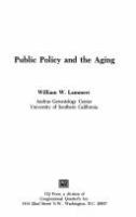 Public policy and the aging /
