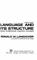 Language and its structure : some fundamental linguistic concepts.