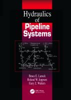 Hydraulics of pipeline systems /