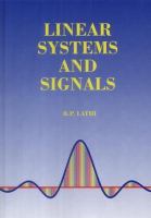 Linear systems and signals /