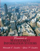 Essentials of management information systems /