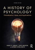 A history of psychology : globalization, ideas, and applications /
