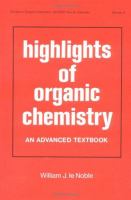 Highlights of organic chemistry : an advanced textbook.