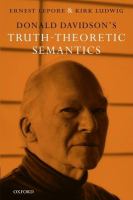 Donald Davidson's truth-theoretic semantics /