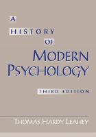 A history of modern psychology /