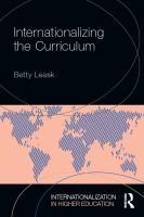 Internationalizing the curriculum /