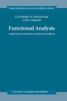 Functional analysis : applications in mechanics and inverse problems /