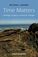 Time matters : geology's legacy to scientific thought /