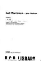 Soil mechanics-new horizons /
