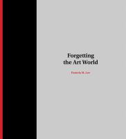 Forgetting the art world /