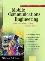 Mobile communications engineering : theory and applications /
