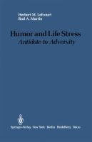 Humor and life stress : antidote to adversity /