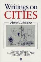 Writings on cities /