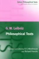 Philosophical texts /