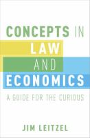 Concepts in law and economics : a guide for the curious /